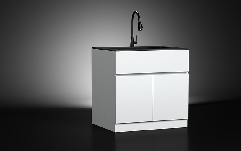 Extruded-Aluminium-Outdoor-Kitchen-Sink-Cabinet